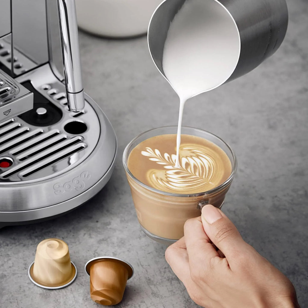 Sage Appliances NESPRESSO SNE800 the Creatista Plus firmy Sage, szczotkowana stal nierdzewna