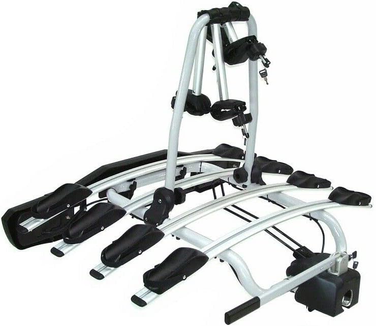 Bagażnik rowerowy na 4 rowery, 60 kg, składany bagażnik rowerowy 58001