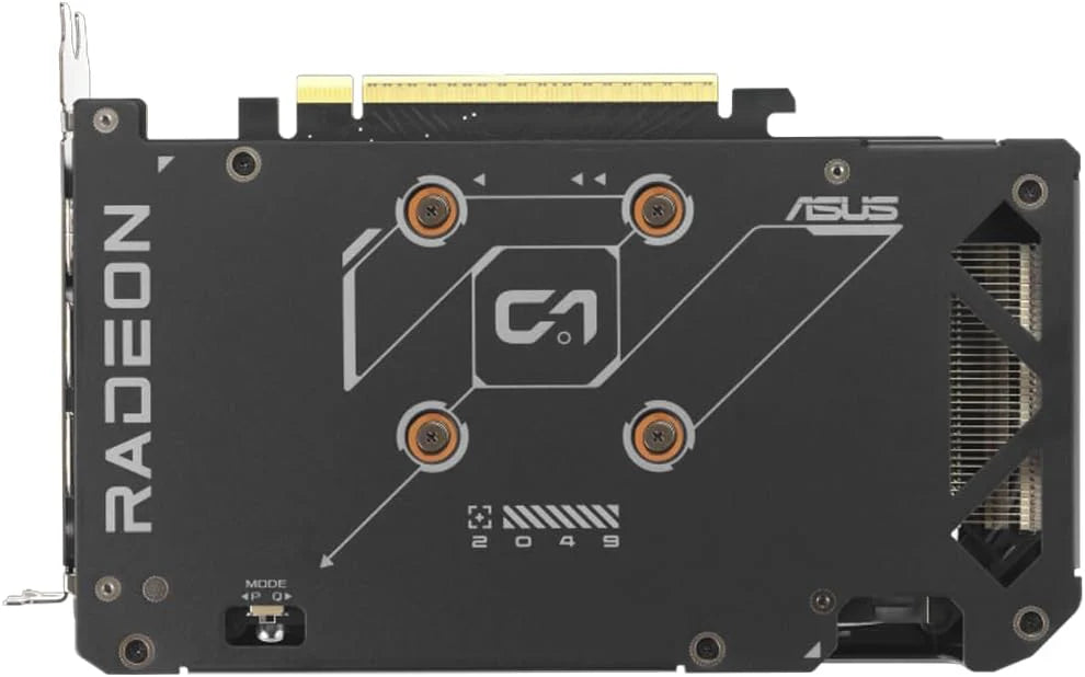 ASUS Dual AMD Radeon RX 9060, karta graficzna 8G GDDR6, 128-bitowy, PCIe 5.0, 1 HDMI 2.1, 2 DisplayPort 2.1, konstrukcja 2,5, wentylatory Axial-Tech, technologia 0db, GPU Tweak III, czarny