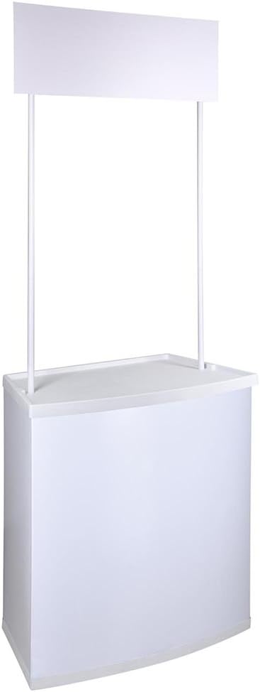 ZeHuoGe Exhibition Display Promo Counter Table Demo Foldable 31-7/8" x 18-1/2" x 80-1/2" Materials PP Traveling Presentations In-Store Displays US Delivery
