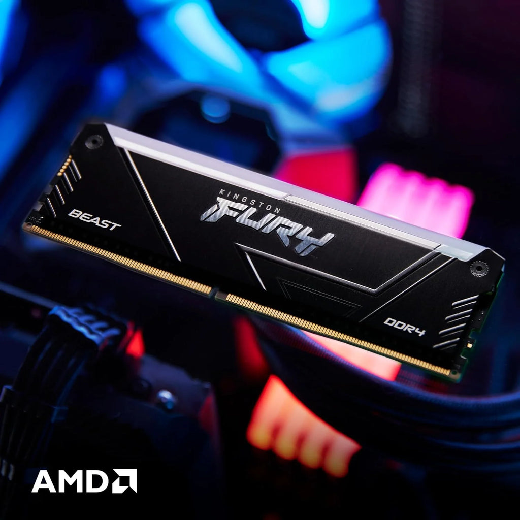 Kingston FURY Beast RGB 32 GB 3200 MT/s DDR4 CL16 DIMM (zestaw 2) pamięć komputera KF432C16BB2AK2/32