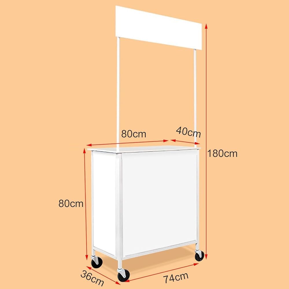 Mobile Portable Promotion Counter, Pop Up Trade Show Exhibition Podium