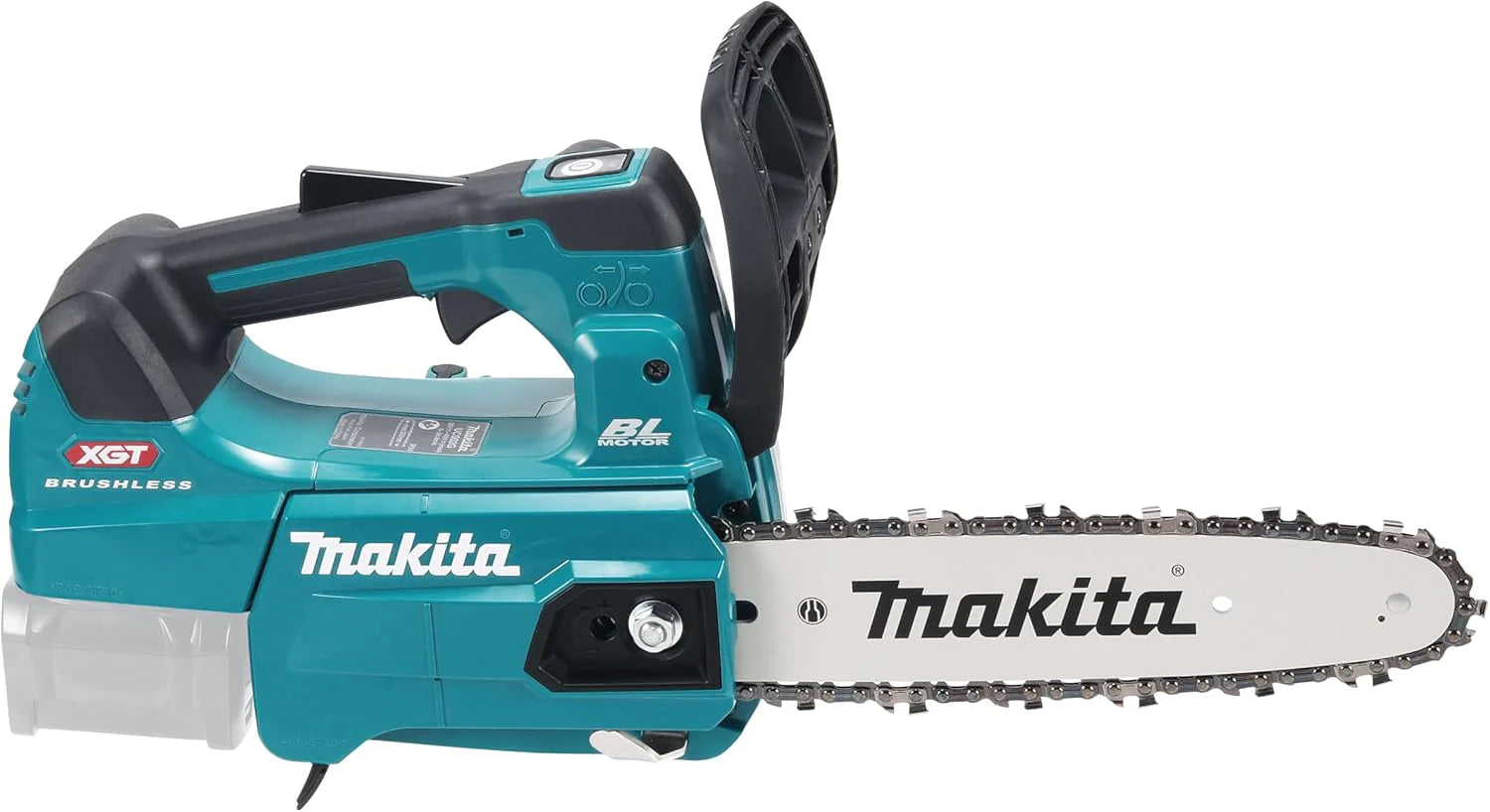 Makita UC002GZ akumulatorowa pilarka łańcuchowa, maks. 40 V (bez akumulatora, bez ładowarki), niebieska