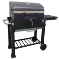 GRILL WĘGLOWY BBQ - ŻELIWNY RUSZT XXL 57 x 43 cm DUŻY ZAMYKANA POKRYWA