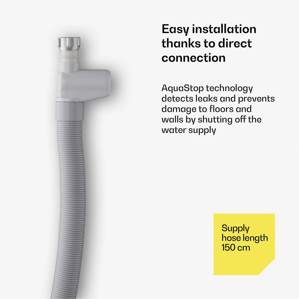 Klarstein Velaire zmywarka do naczyń 45 cm – półzintegrowana, 10 miejsc, 9 programów, 42 dB, klasa energetyczna B, AquaStop, zabezpieczenie przed dziećmi, częściowo zintegrowana zmywarka