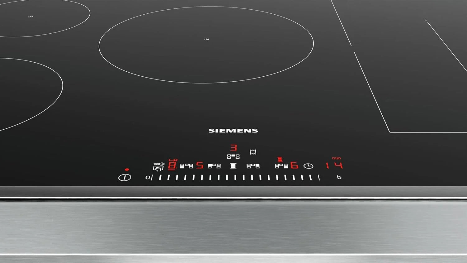Siemens EX975LXC1E płyta indukcyjna, płyta grzewcza ceramiczna, czarna, 91,2 x 52 x 5,1 cm