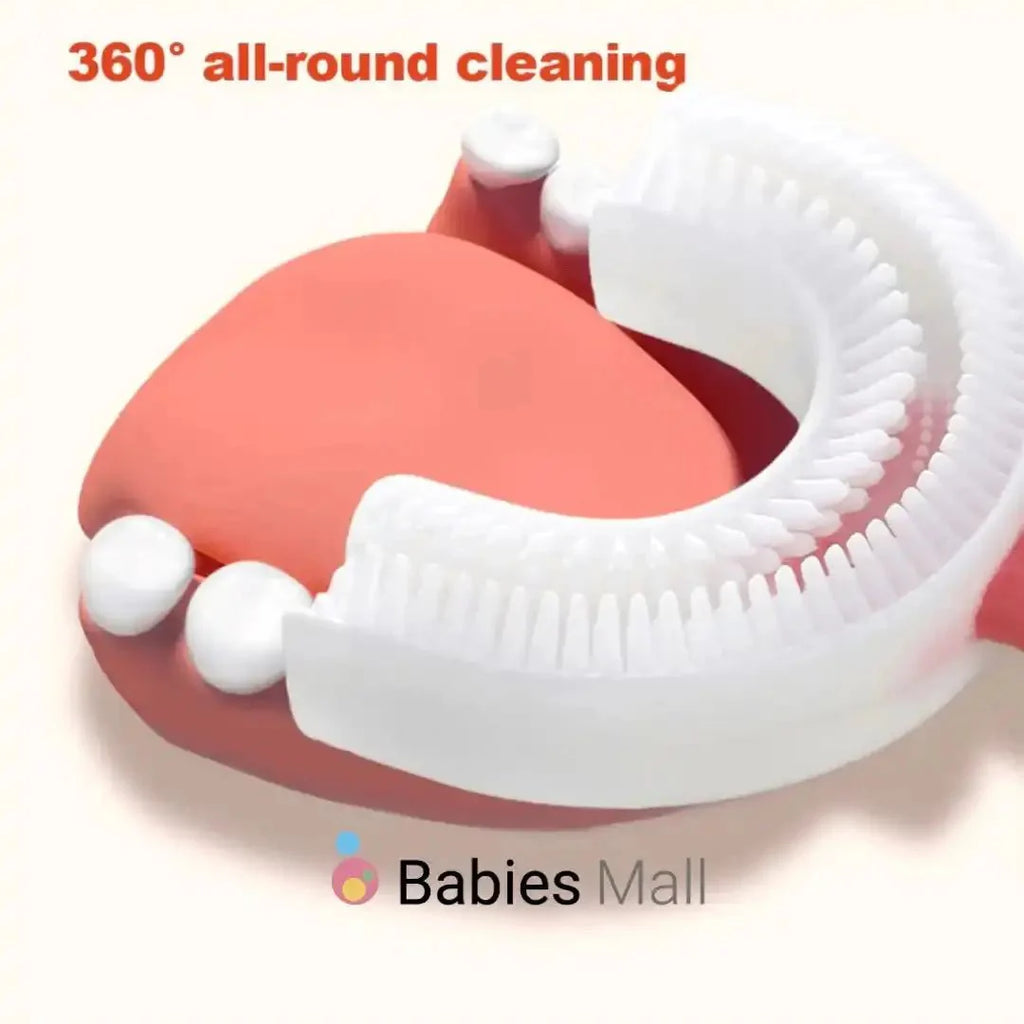 U-Shaped Kids Toothbrush for Easy Daily Brushing