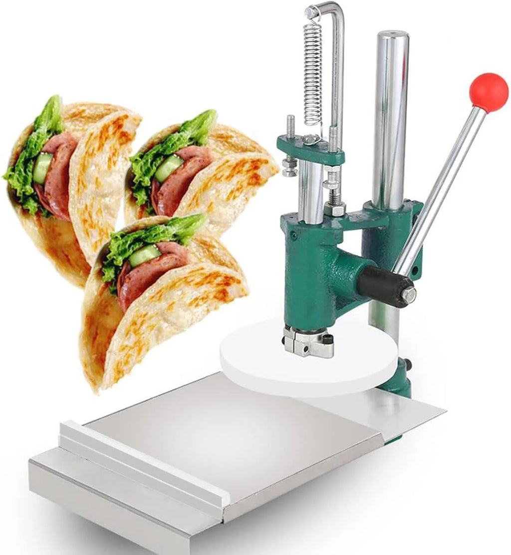 Maszyna do makaronu do pizzy, ręczna maszyna do makaronu, maszyna do makaronu do pizzy, automat do pizzy domowej, do pizzy, tortilla, plastry naleśników, 15 cm
