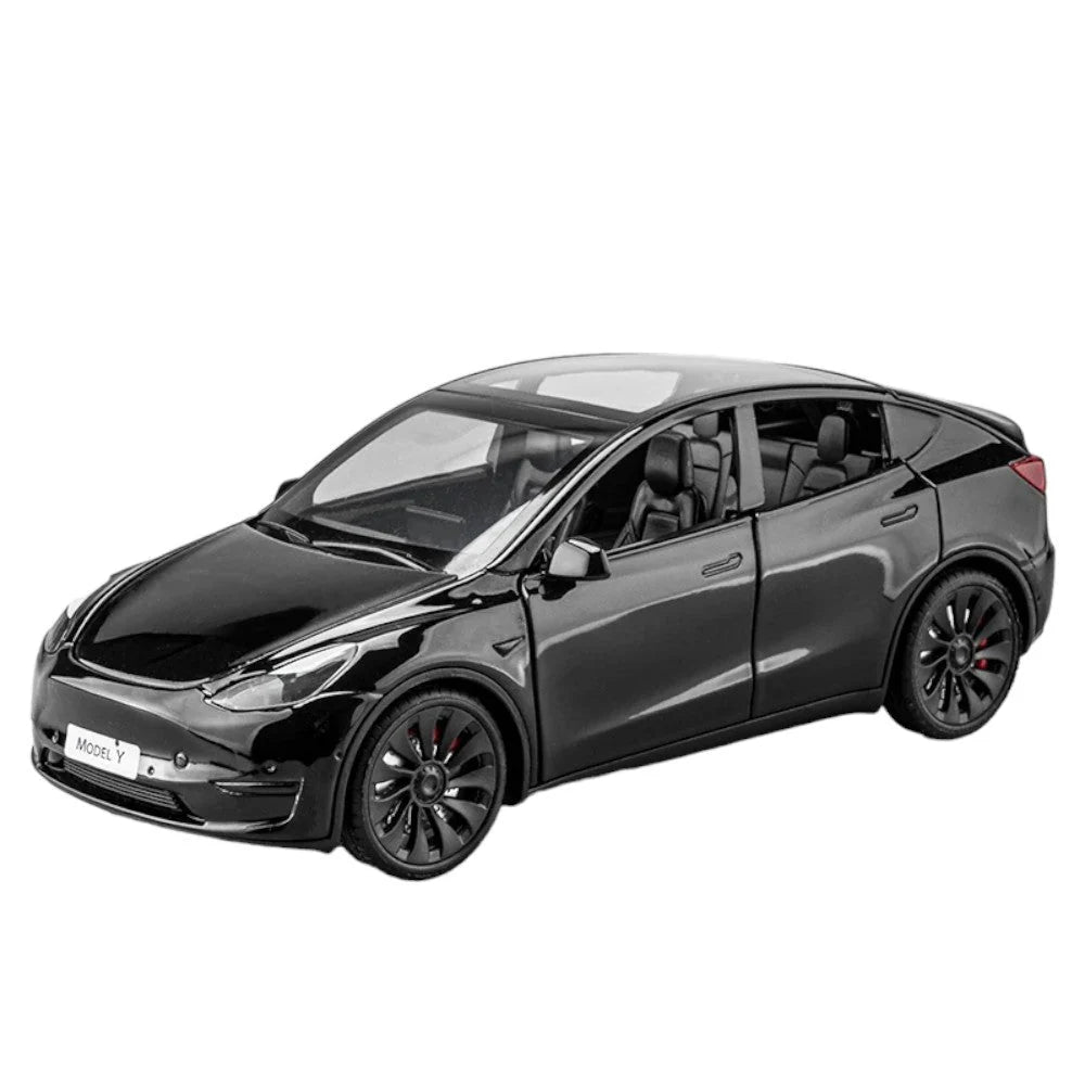 Cast Metal Tesla Car 1:24 Scale – Lights & Sounds, Model Toy