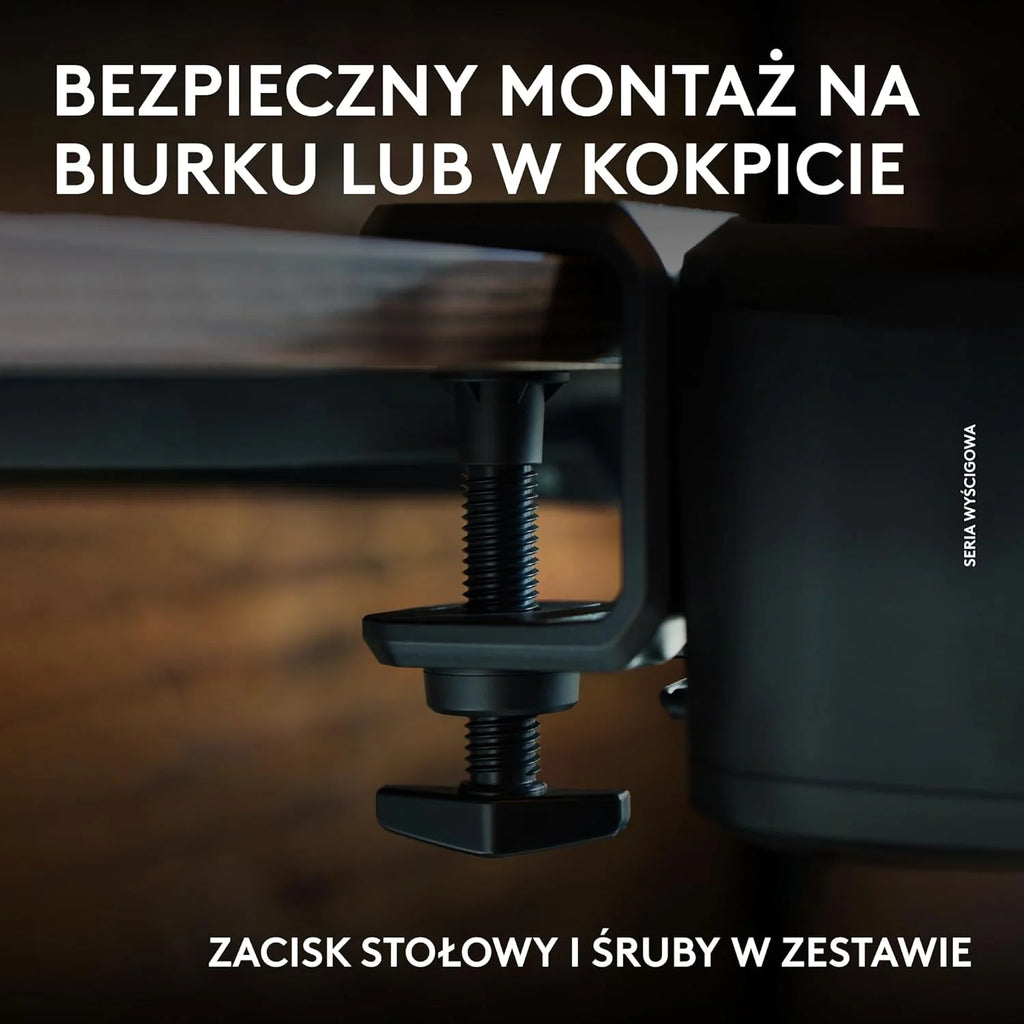 Logitech G PRO Racing Pedals – Pedały symulatora wyścigów z hamulcem z czujnikiem obciążenia 100 kg, w pełni konfigurowalne, wymienne sprężyny i elastomery, konstrukcja modułowa - Czarny