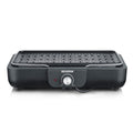 Grill stołowy Severin PG 8556 z płytą grillową - 2300 W, czarny