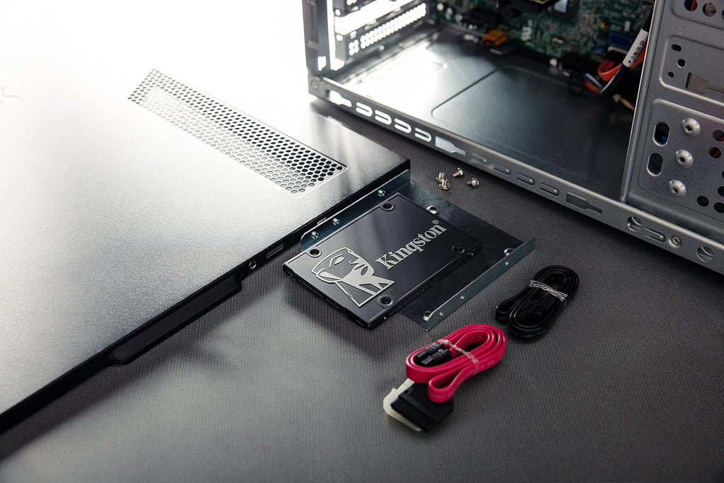 Kingston KC600 SSD SKC600/2048G Wewnętrzny dysk SSD 6.3 cm SATA Rev 3.0, 3D TLC, XTS-AES 256-bitowe szyfrowanie