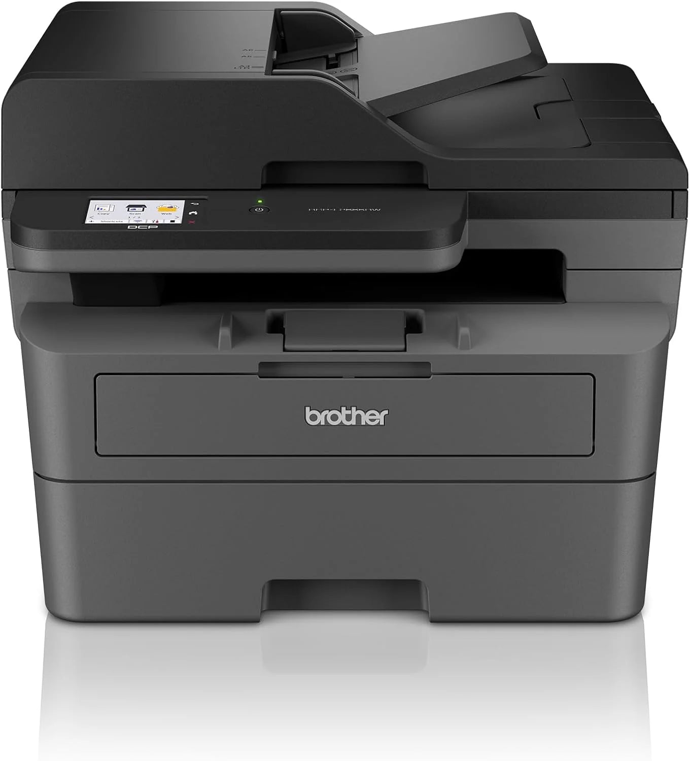 Brother DCP-L2665DW - wielofunkcyjna drukarka 3 w 1 (drukowanie/skanowanie/kopiowanie) czarno-biała - WiFi i Ethernet - automatyczna ładowarka - 50 arkuszy - 6-miesięczny bezpłatny okres próbny w
