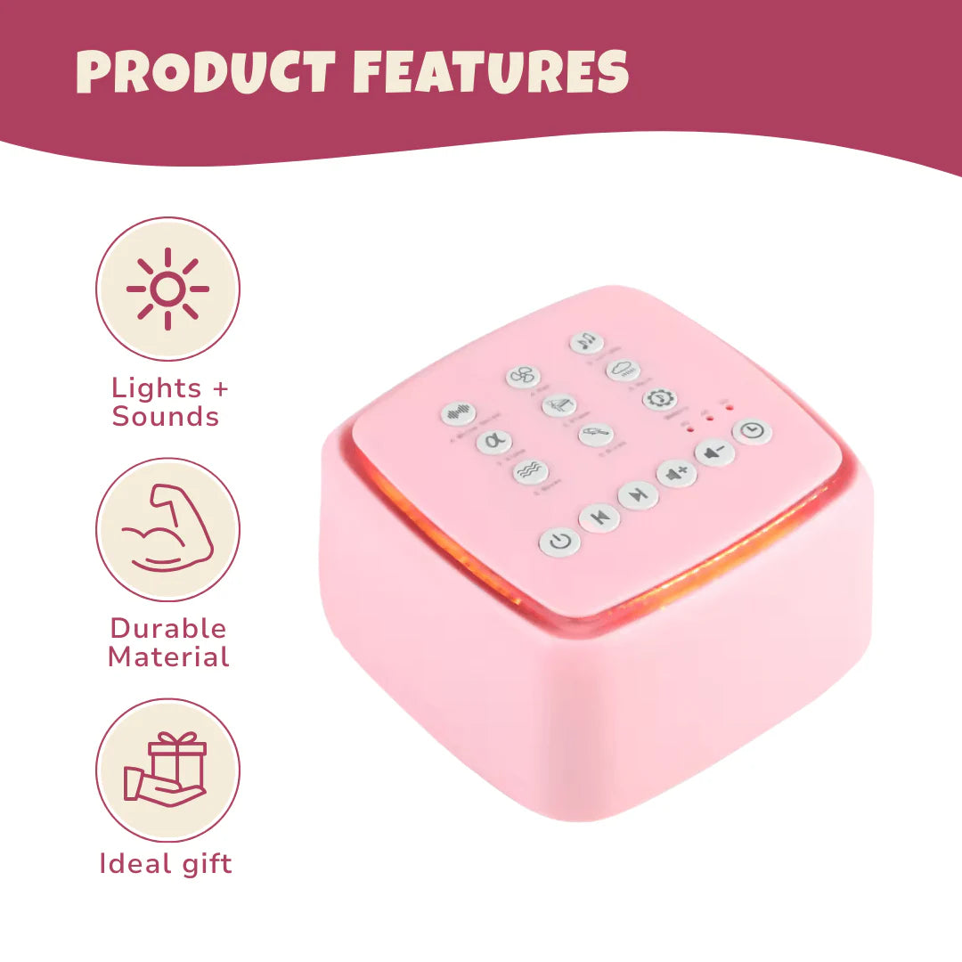 White Noise Machine with 30 Gentle Sounds and 30+ Hour Playback