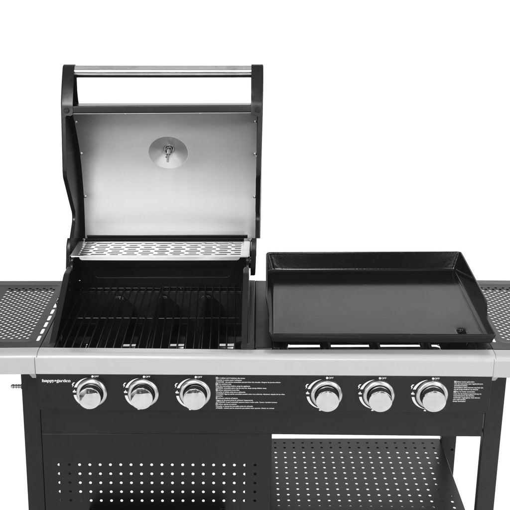 Grill gazowy Vesuvio Duo – 3 palniki + patelnia grillowa 3-palnikowa