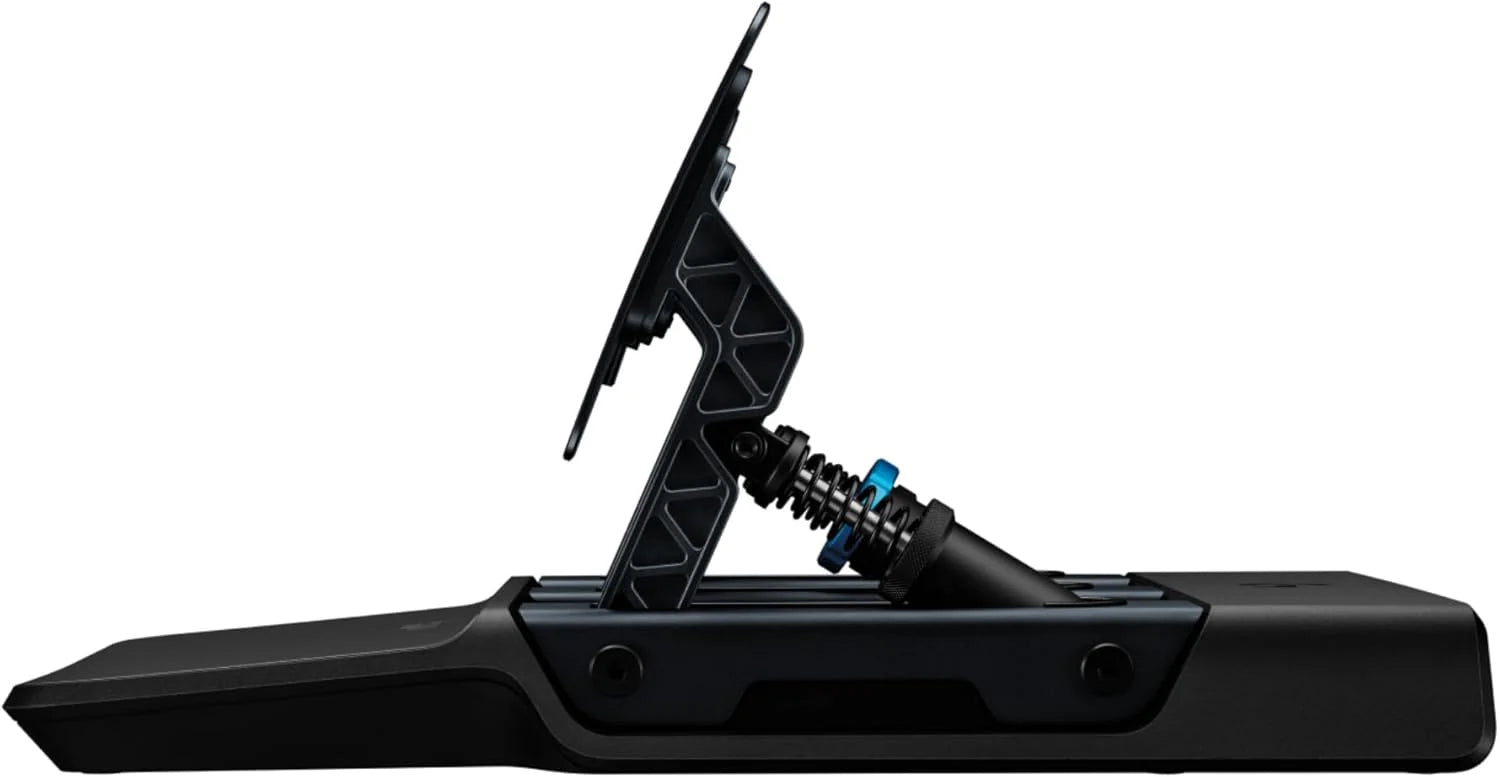 Logitech G PRO Racing Pedals – Pedały symulatora wyścigów z hamulcem z czujnikiem obciążenia 100 kg, w pełni konfigurowalne, wymienne sprężyny i elastomery, konstrukcja modułowa - Czarny