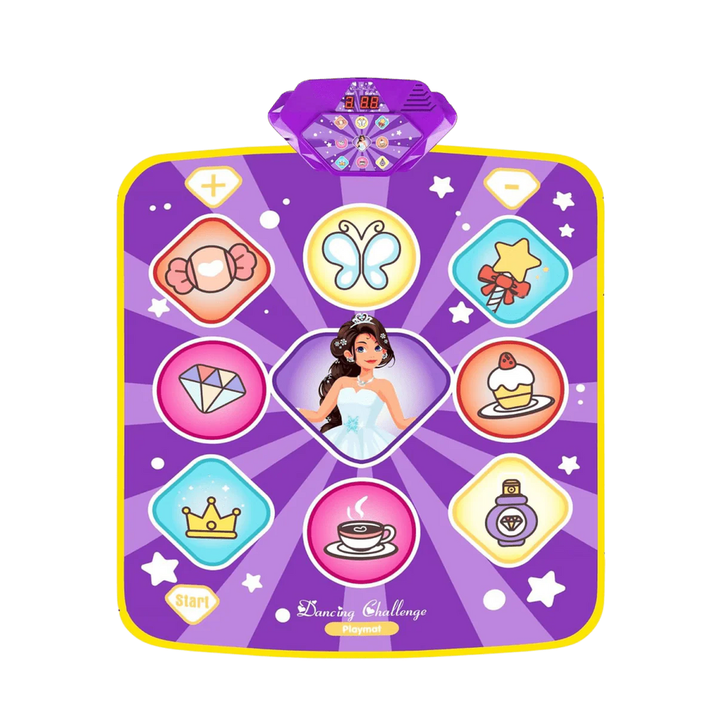 Light-Up Dance Mat for Kids Musical Step Game with 9 Patterns 5 Modes