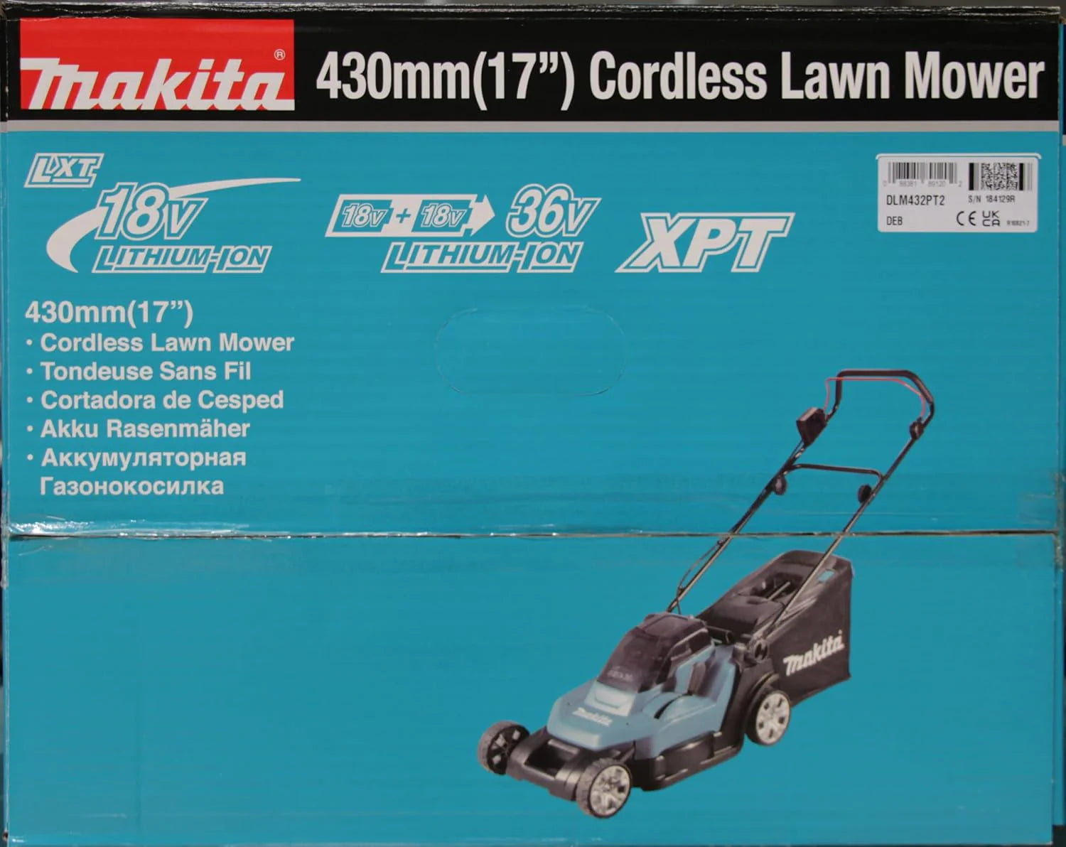 Makita Twin Kosiarka, Wielokolorowy, 950 m²