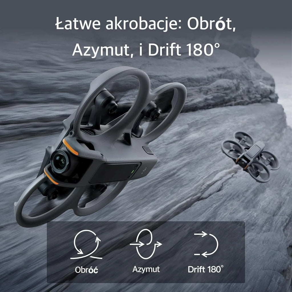 Dji Avata Combo 6941565980083 Dron, Czarny/Szary, 155° Pola Widzenia