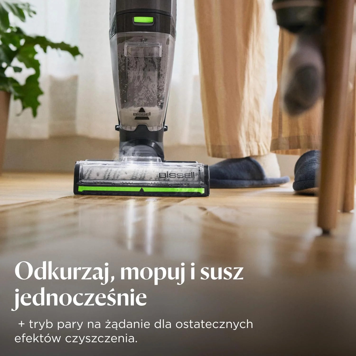 BISSELL CrossWave HydroSteam PET, Odkurzacz Piorący na Mokro Sucho z Kablem, Odkurza, Myje i Suszy, Odkurzacz z Trybem Parowym, Idealny dla Właścicieli Zwierząt, Czyszczenie Wielopowierzchniowe, 3517N