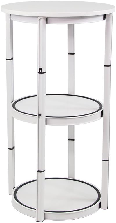 Vispronet Portable Display Case, Collapsible Showcase Counter with Twist Design
