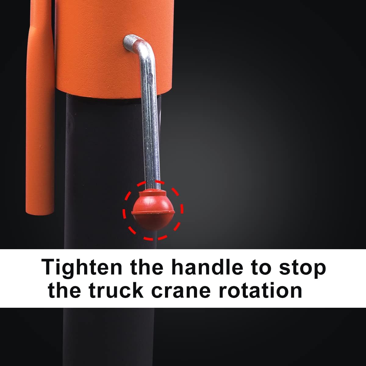 new Folding Dismountable Household Jib Crane Truck - 1100lb Capacity 110V Electric Hoist, 880lb Pulling Force for Factories, Warehouses, Construction & Buildingï¼Orange