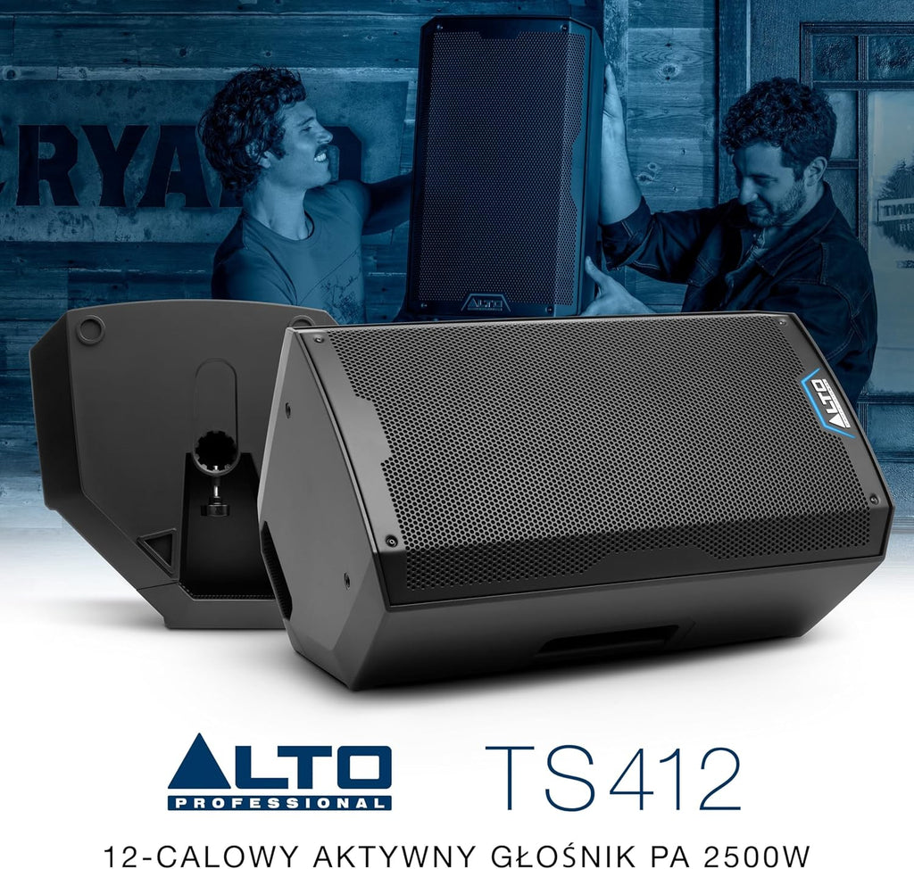 ALTO TS410 Aktywny Głośnik PA 2000W 10 z 3-Kanałowym Mikserem, Bluetooth, Bezprzewodowym Podłączaniem Głośników, DSP i Aplikacją