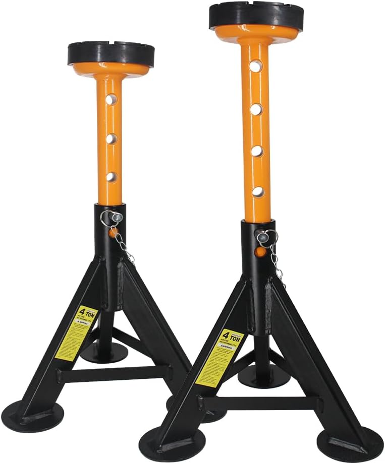 BESTOOL Jack Stands 4 Ton, Adjustable Car Jack Stand, 2 Pack