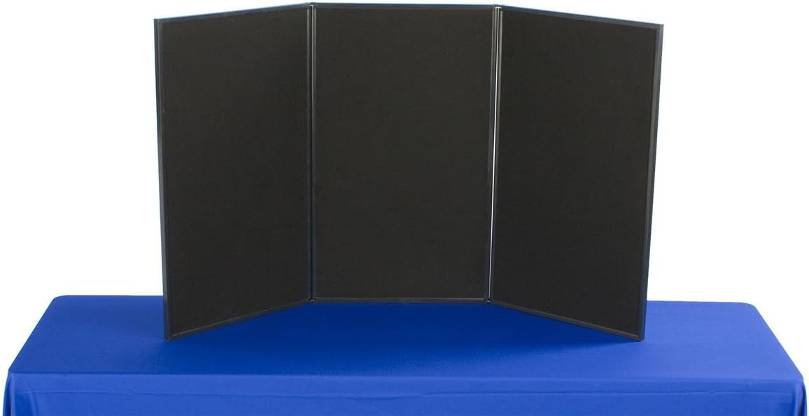 Displays2Go 3-Panel Trifold Tabletop Display Board, 54 x 30