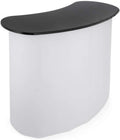 Portable Tradeshow Podium Table, 51.97" x 15.75" x 35.43", Display Exhibition Counter Desk with Support Feet, Foldable Promotion Retail Bar Table for Hotels, Shops, Halls, Libraries