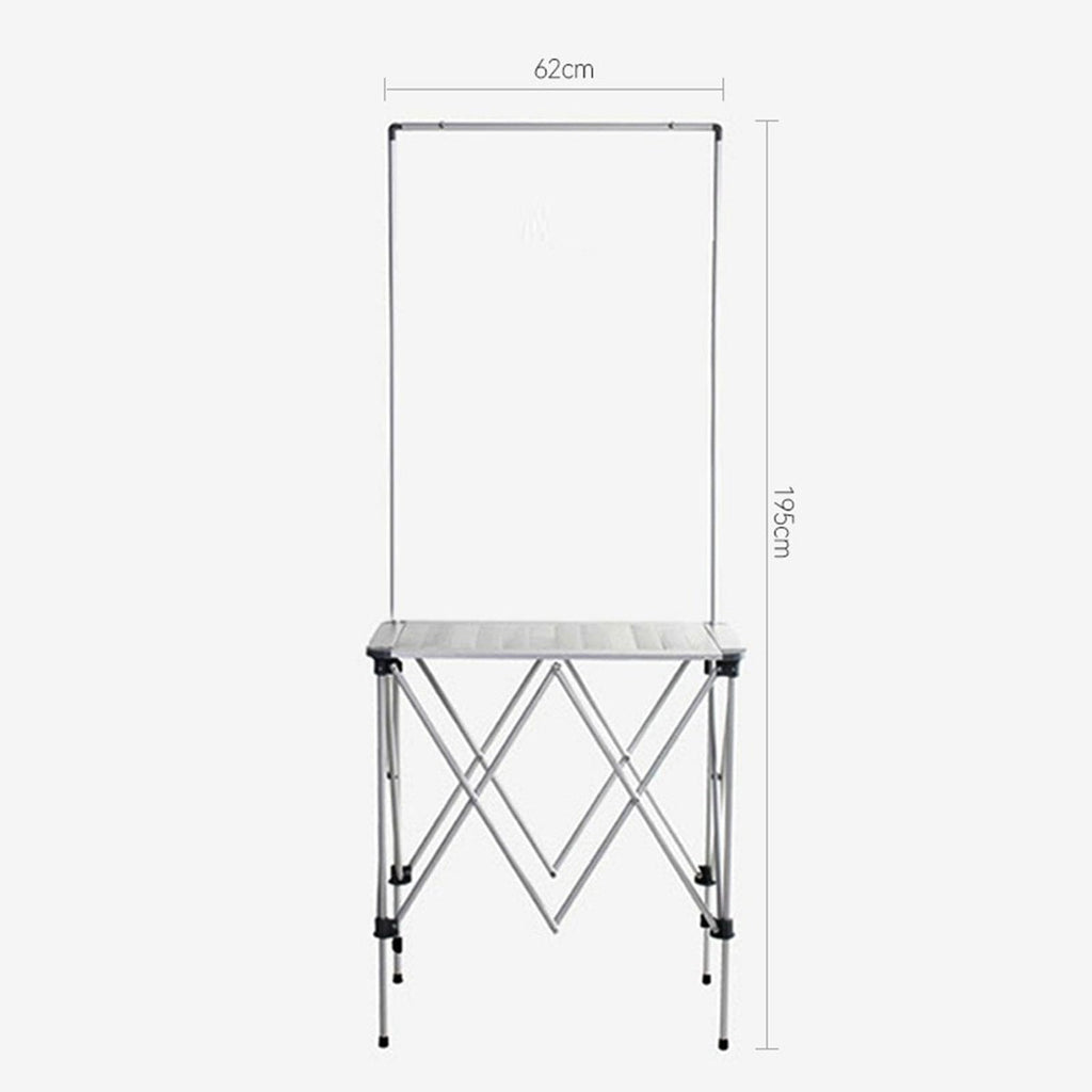 Mobile Portable Promotion Counter Tableï¼Supermarket Tasting Table Booth Kiosk Trade Show Display Banner Standï¼Reception Event Desk Podium Tableï¼ for Booth/Advertising/Exhibition