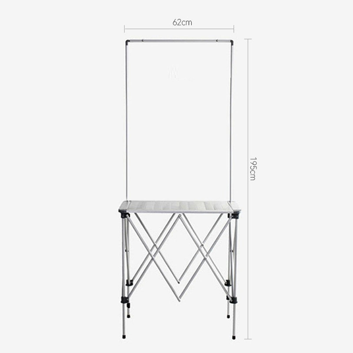 Mobile Portable Promotion Counter Tableï¼Supermarket Tasting Table Booth Kiosk Trade Show Display Banner Standï¼Reception Event Desk Podium Tableï¼ for Booth/Advertising/Exhibition