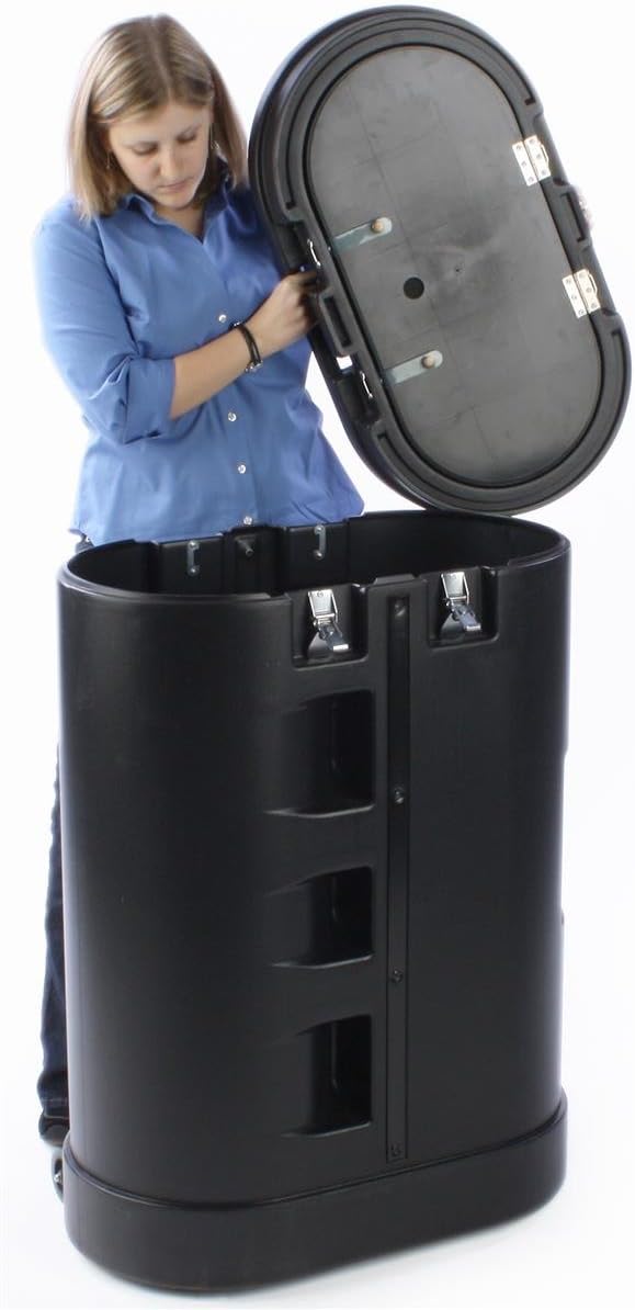 Displays2go Hard Carrying Case for Trade Show Accessories