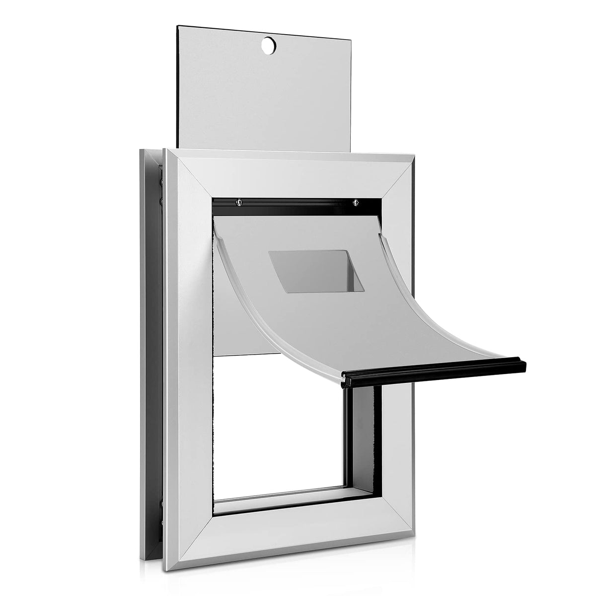 Ownpets Aluminum Dog Door for Large Dogs, Lockable & Weatherproof