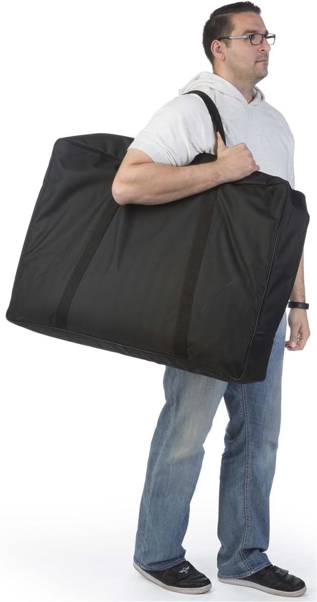 Displays2go Portable Trade Show Counter, Black