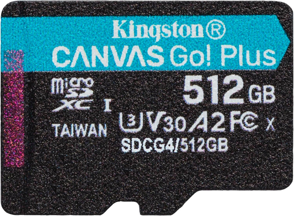 Kingston Canvas Go Plus karta pamięci microSDXC Gen4 200 MB/s A2 U3 V30 1 TB pojedyncze opakowanie bez karty ADP - SDCG4/1TBSP