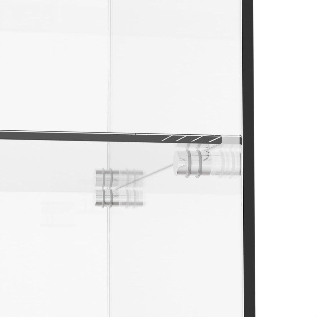 48" W x 17.9" D x 37.9" H - Black Full Vision Retail Display Case, Tempered Glass Display Cabinet with Glass Shelves and Storage Compartment,Storage Cabinets for Retail and Collectible Display