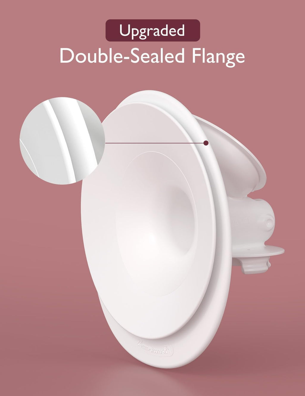 Momcozy Breast Pump Hands-Free Upgraded Mobile Flow M9 24mm, 2Pcs Cozy Red