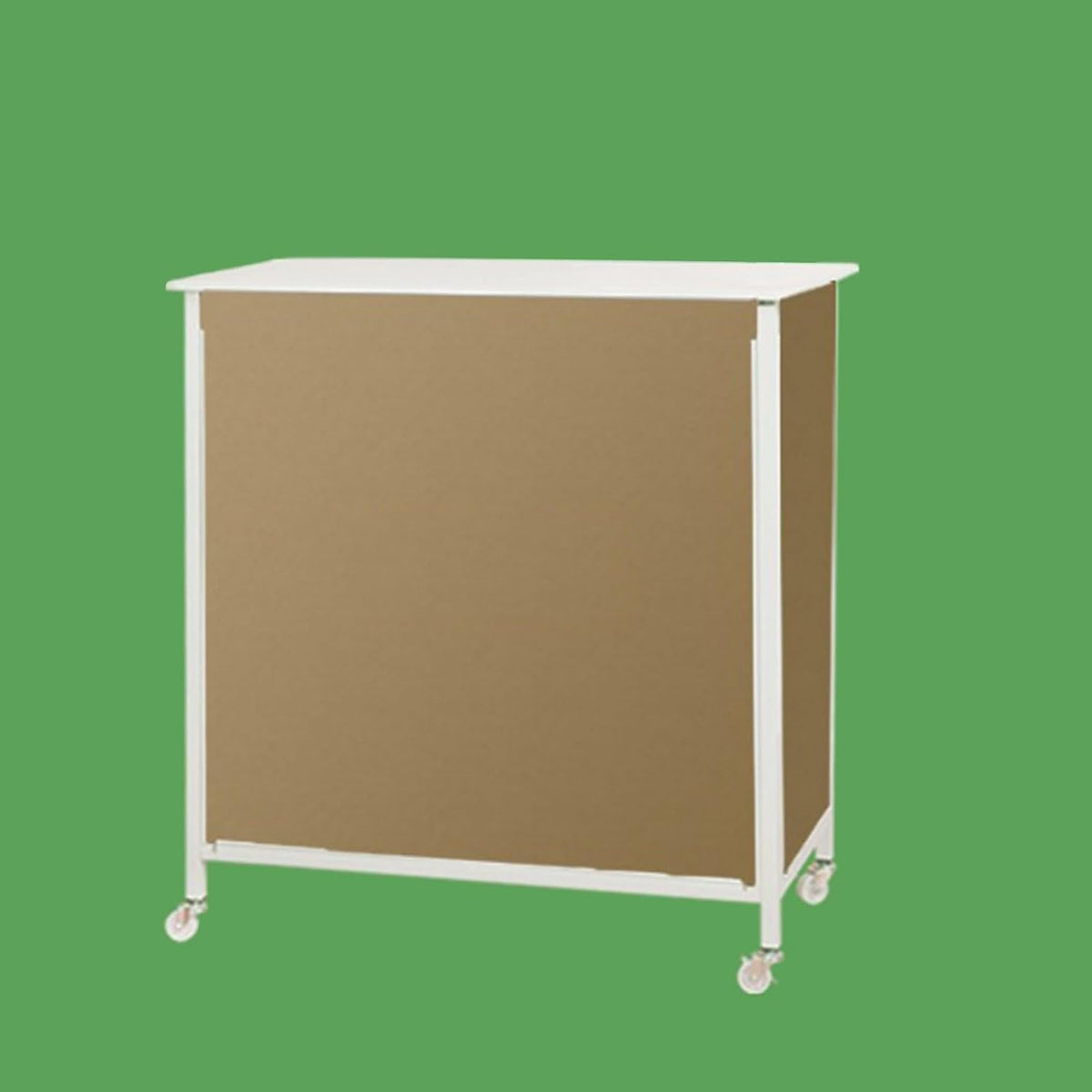 Portable Trade Show Counter Table, Pop Up Podium Display Stand for Events, Folding Market Tasting Booth Desk, Commercial Exhibit Kiosk with Easy Setup