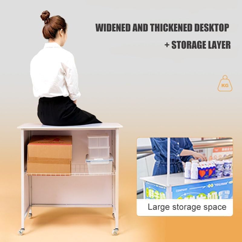 Mobile Portable Promotion Counter, Pop Up Trade Show Exhibition Podium