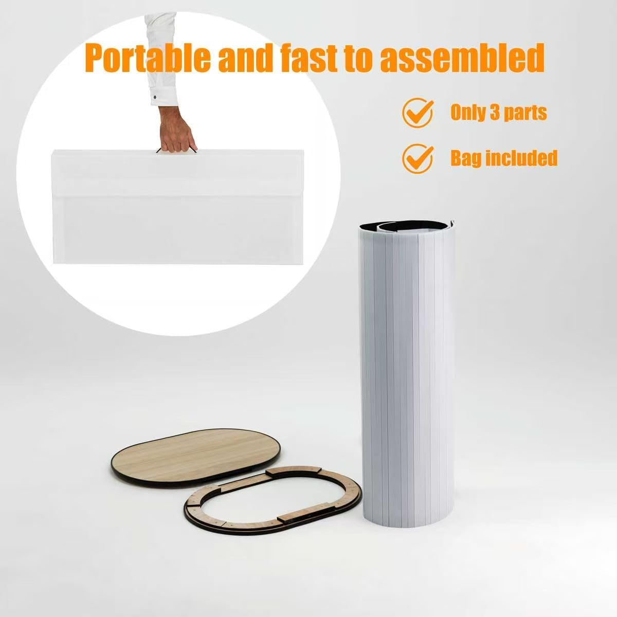 Portable Trade Show Booth Counter Lightweight Heavy Duty