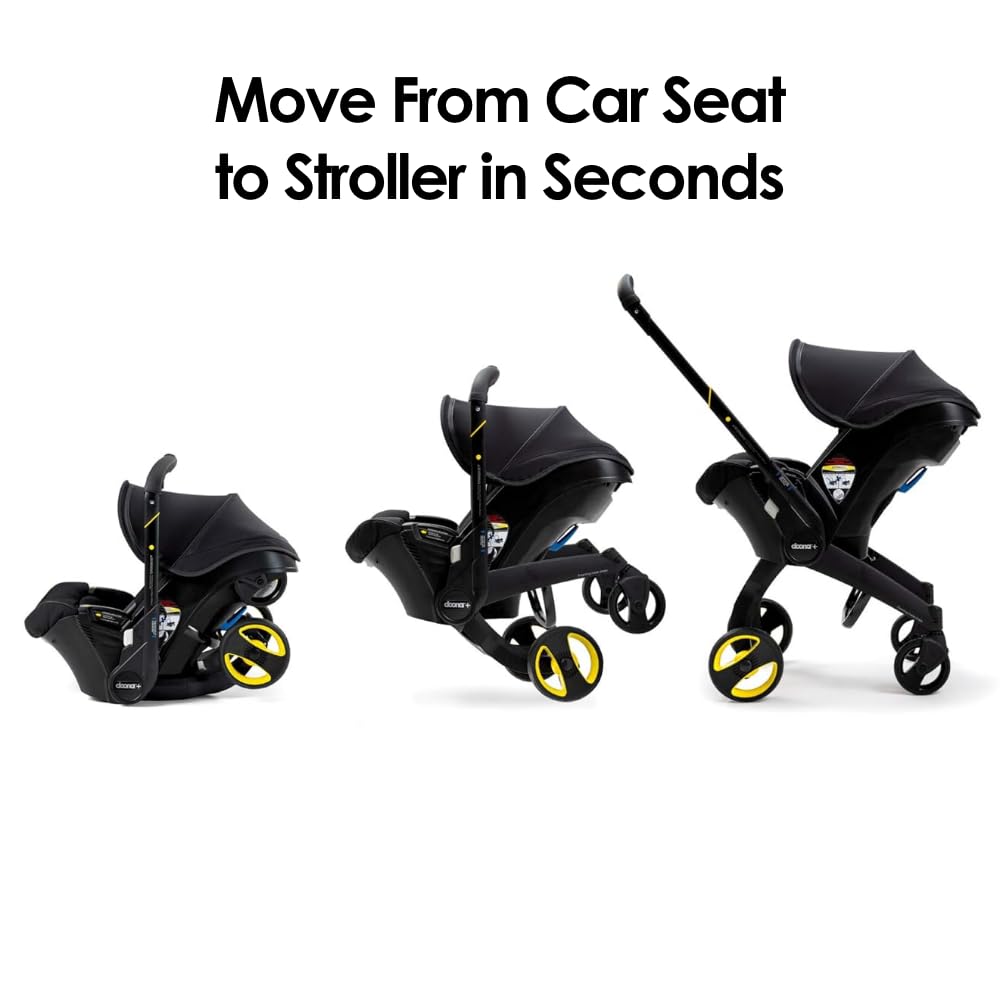 Doona Car Seat & Stroller, Nitro Black - All-in-One Travel System