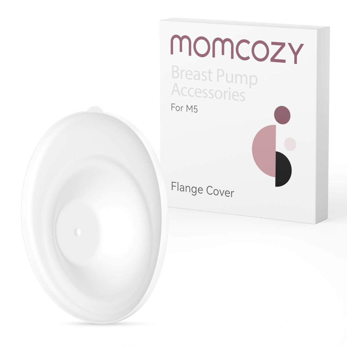 Momcozy M5 Lite Hands-Free Wearable Breast Pump, DoubleFit Flange for Baby-Like Comfort, 3 Modes & 9 Suction Levels, No Flange Insert or Hard Carry Case, 24mm, 2-Pack, Cozy Red
