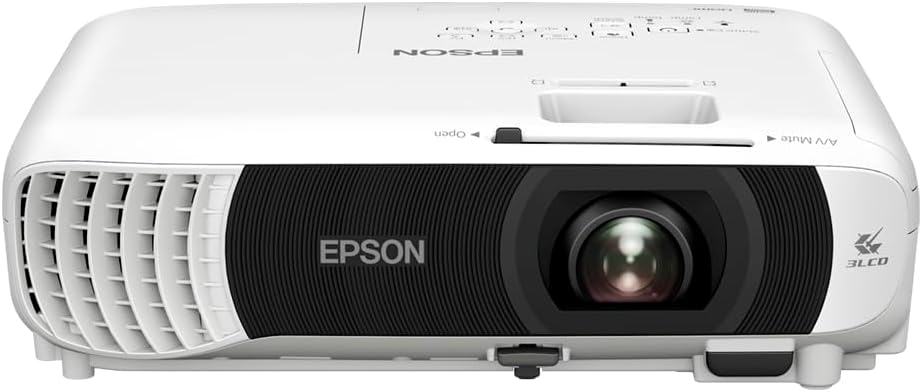 Epson EB-FH08 projektor 3LCD (3600 lumenów) 337 cali, przekątna ekranu ok. 8,56 m, 2 HDMI, 1920 x 1080p FullHD, funkcja dzielonego ekranu