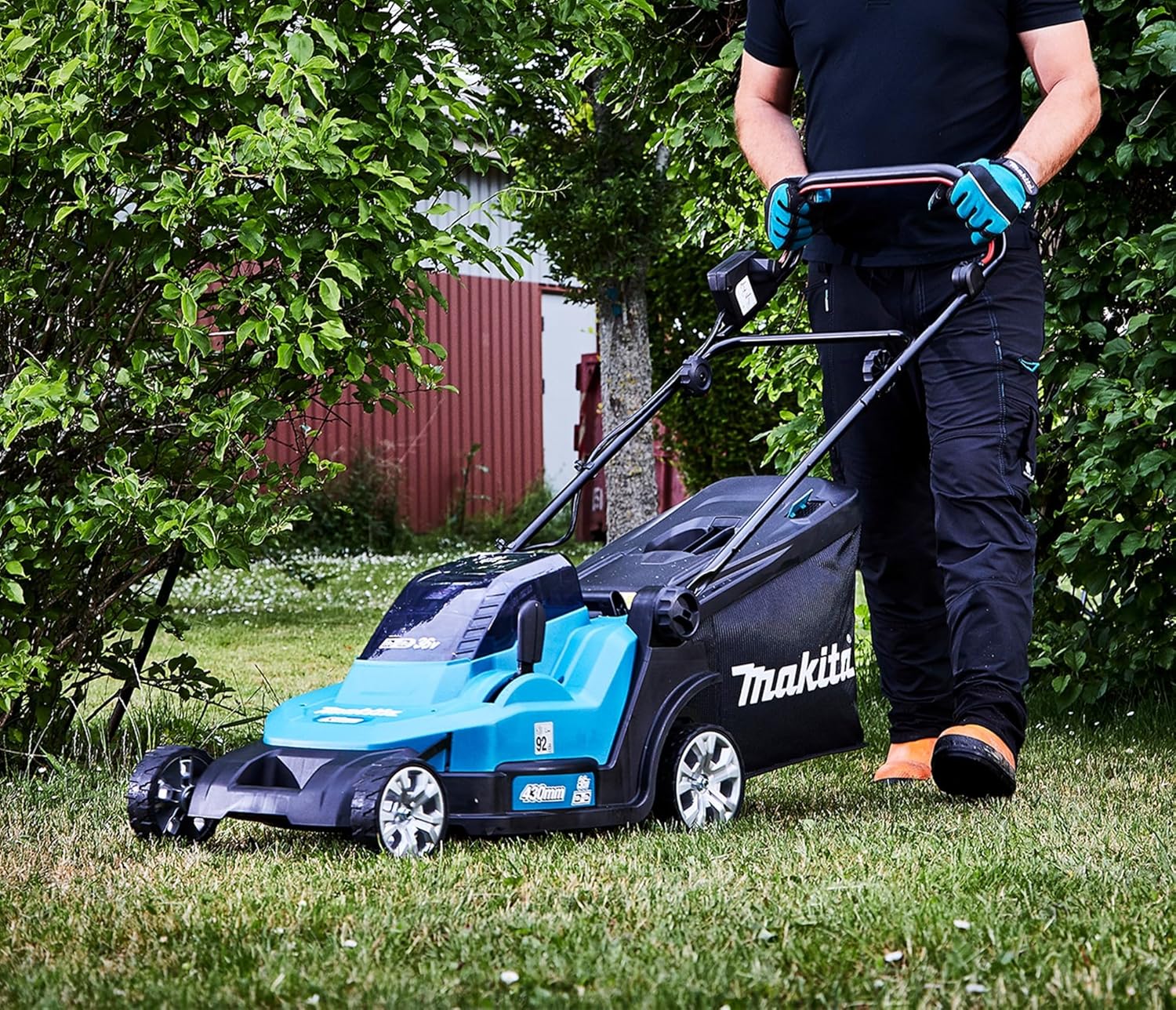 Makita Twin Kosiarka, Wielokolorowy, 950 m²