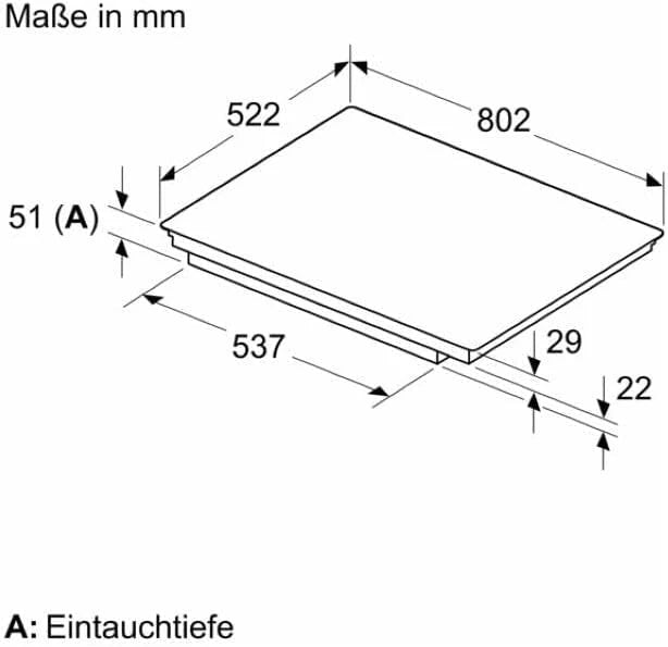 NEFF T68FTV4L0 płyta indukcyjna N90, samowystarczalna płyta grzewcza z ceramiki szklano-ceramicznej, szerokość 80 cm, Twist Pad, Flex Induction, Home Connect, Smart Hood Automatic, bez ramy, czarna
