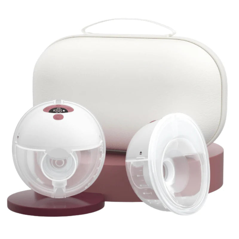 Wearable Breast Pump 3 Modes 9 Levels 180 ml and Heat Massager