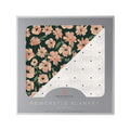 Canyon Sunset Flowers and White Polka Dot Blanket