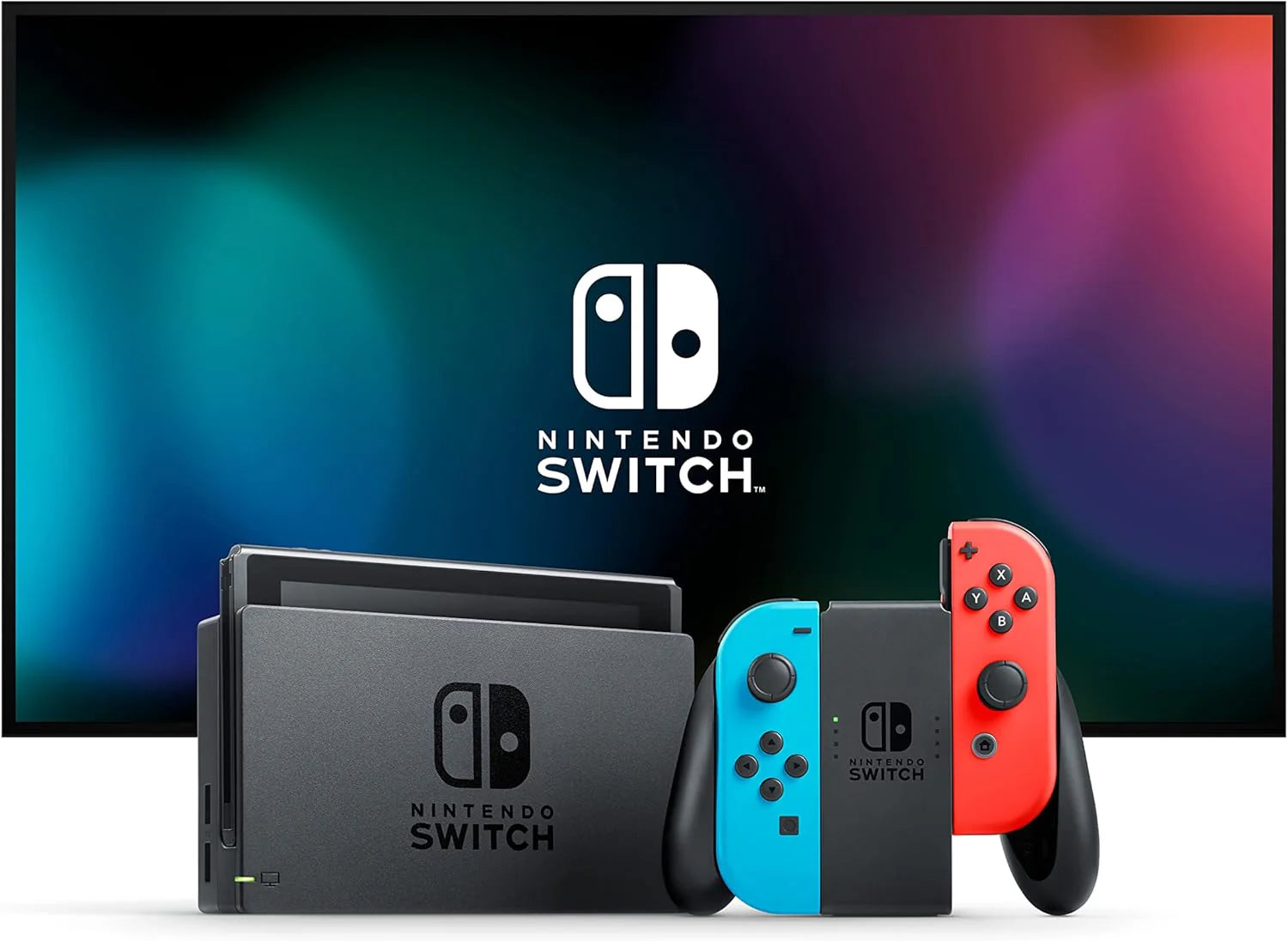 Switch Console 1.1 Neon Blue/Neon Red NEW