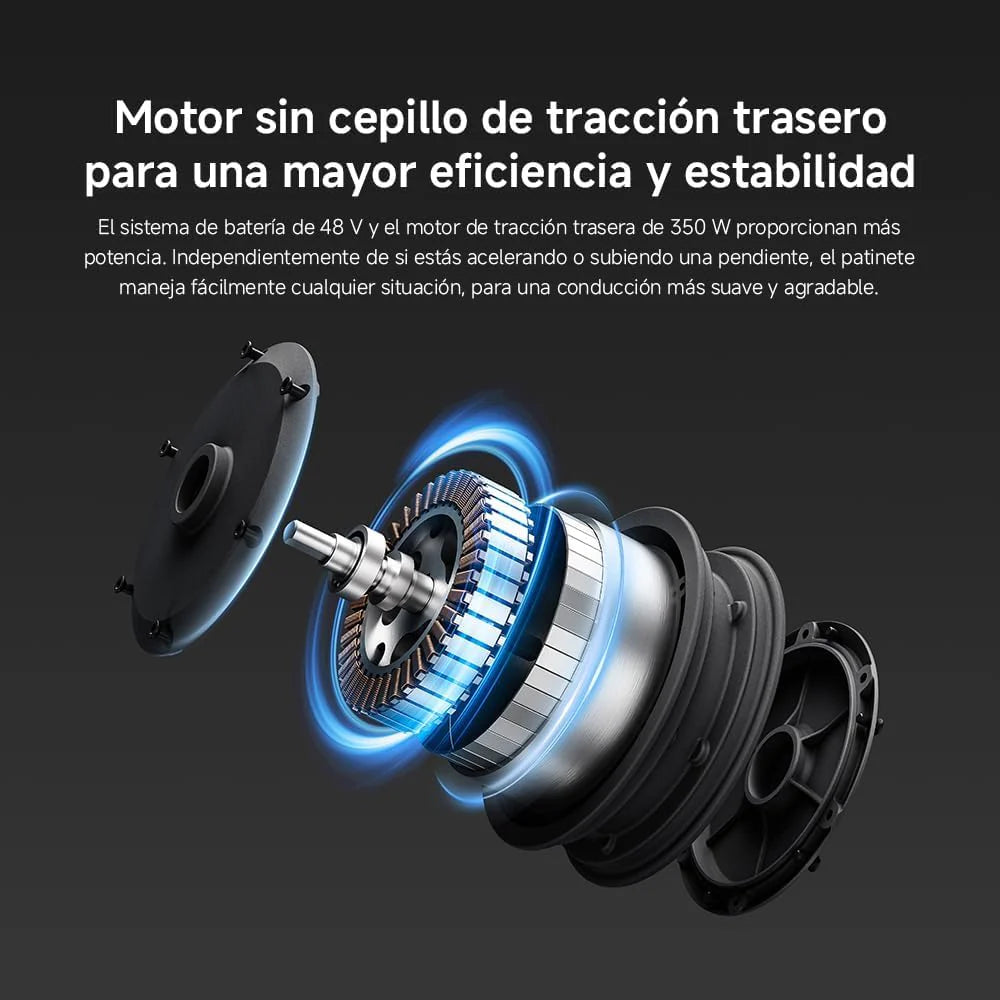 Skuter elektryczny Xiaomi Scooter 5 Series ES, maksymalna moc 1000 W-250 W, autonomia 20 KM-60 KM, koła 8,5 -10 certyfikowane przez DGT (Wersja ES)